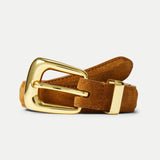 Veronica Beard - Slim Arch Suede Belt