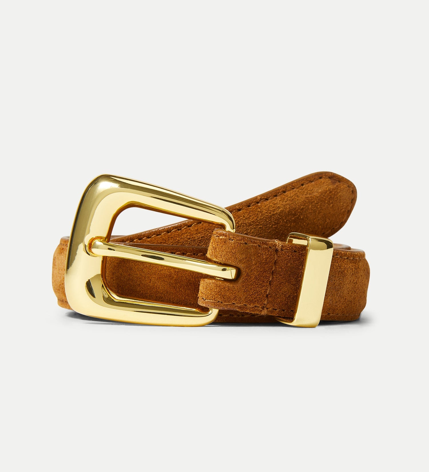 Veronica Beard - Slim Arch Suede Belt
