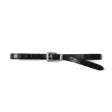 Veronica Beard - Slim Croc - Embossed Arch Belt
