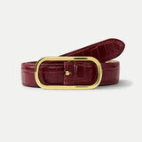 Veronica Beard - Croc - Embossed Loop Belt
