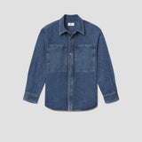 Agolde - Atticus Shirt in Creased Indigo