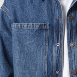 Agolde - Atticus Shirt in Creased Indigo