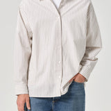 Agolde - Aurel Shirt in Gibbs Stripe