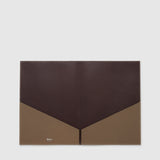 Métier - A4 Leather Folder Smooth Calfskin Taupe