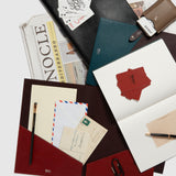 Métier - A4 Leather Folder Buffalo Dark Cherry