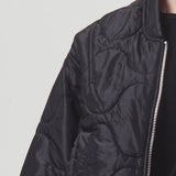 Shoreditch Ski Club x AGOLDE Iona Quilted Jacket in Black