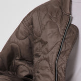 Shoreditch Ski Club x AGOLDE Iona Quilted Jacket in Taupe