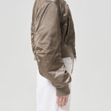 Shoreditch Ski Club x AGOLDE Jett Bomber Jacket in Sage