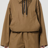 Agolde - Lydia Nylon Popover Anorak in Khaki
