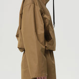 Agolde - Lydia Nylon Popover Anorak in Khaki