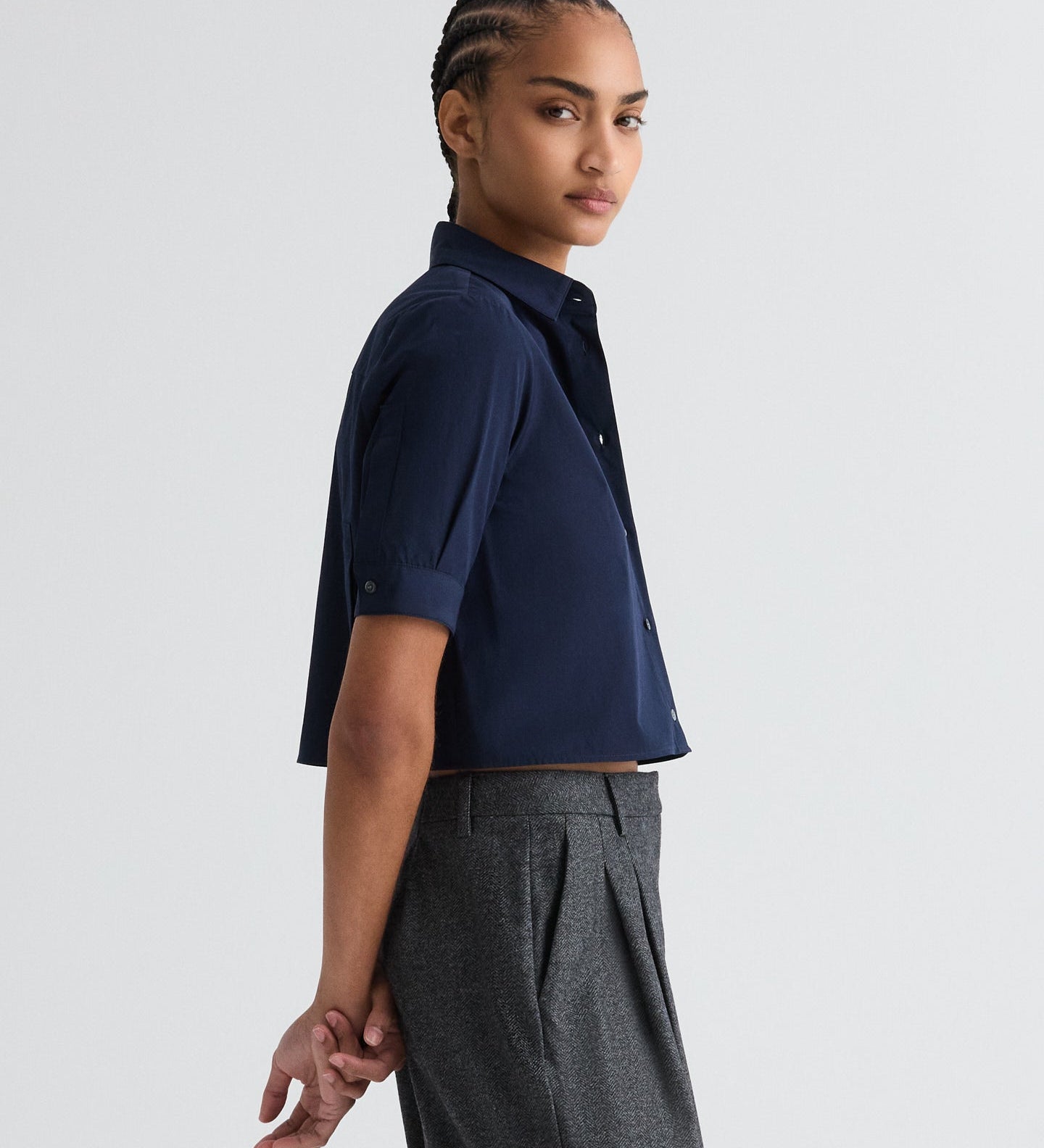 TWP - Short Lived Shirt in Vintage Washed Poplin