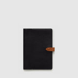 Métier - A5 Notebook Cover Buffalo Black with Cognac