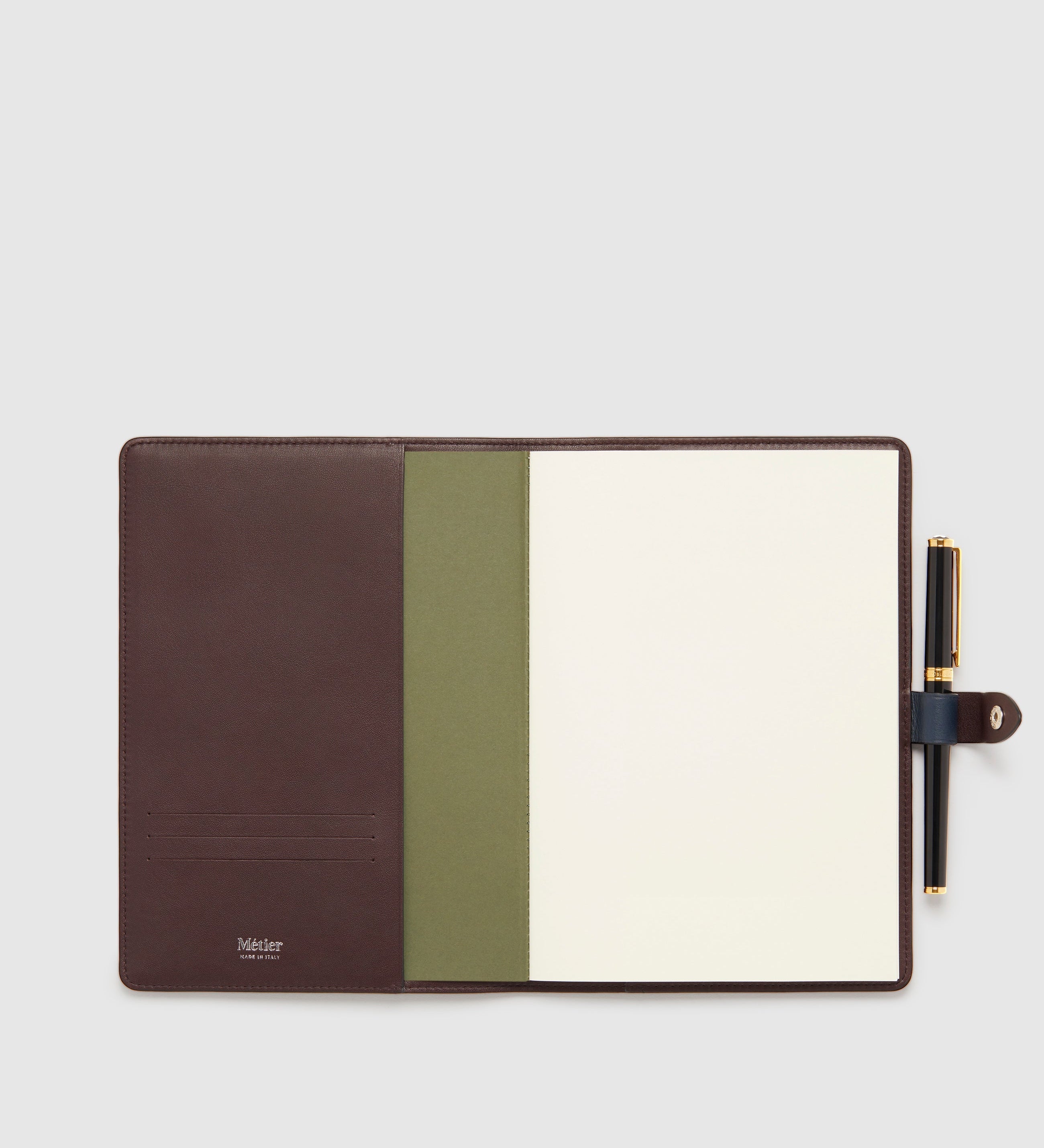 Metier - A5 Notebook Cover Smooth Calfskin Navy