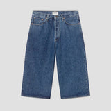 Agolde - Beesley Short in Creased Indigo