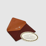 Metier - Métier x Gohar World A6 Envelope Smooth Calfskin Wine with Orange