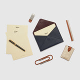 Metier - A6 Envelope Smooth Calfskin Navy