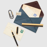 Métier - A6 Envelope Smooth Calfskin Storm