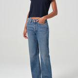 Agolde - Adine Shrunken Tee in Storm