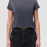 Agolde - Adine Shrunken Tee in Windstorm