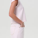 Agolde - Bryce Cap Sleeve Tee in Cosmos