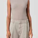 Agolde - Aura Bodysuit in Aluminum