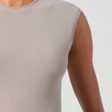 Agolde - Aura Bodysuit in Aluminum