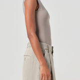 Agolde - Aura Bodysuit in Aluminum