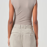 Agolde - Aura Bodysuit in Aluminum