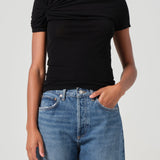 Agolde - Lissa Tee in Black