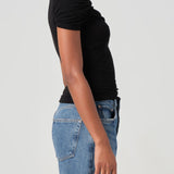 Agolde - Lissa Tee in Black