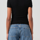Agolde - Lissa Tee in Black