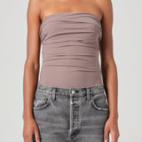 Agolde - Gwyneth Bodysuit in Taupe