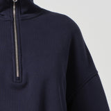 Agolde - Bethan Quarter Zip Sweatshirt in Mirage