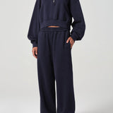 Agolde - Bethan Quarter Zip Sweatshirt in Mirage