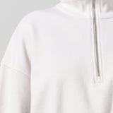 Agolde - Bethan Quarter Zip Sweatshirt in Wired