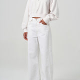 Agolde - Bethan Quarter Zip Sweatshirt in Wired