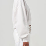 Agolde - Bethan Quarter Zip Sweatshirt in Wired