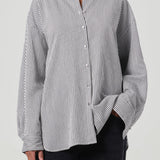 Agolde - Brona Shirt in Solene Stripe