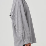 Agolde - Brona Shirt in Solene Stripe