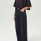 Agolde - Arli Oversized Cropped Tee in Shade