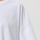 Agolde - Arli Oversized Cropped Tee in White