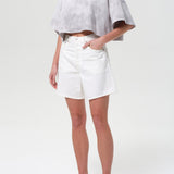 Agolde - Arli Oversized Cropped Tee in Turbine