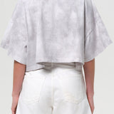 Agolde - Arli Oversized Cropped Tee in Turbine