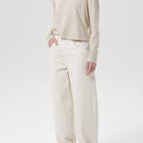 Agolde - Sydney Long Sleeve Tee in Rice Grass