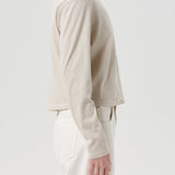 Agolde - Sydney Long Sleeve Tee in Rice Grass