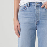 Agolde - Dame High Rise Wide Leg in Showdown