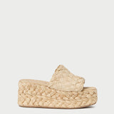 Loeffler Randall - Aaron Natural Braided Straw Mule