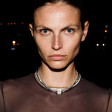 Dorsey - TORSION CHAIN NECKLACE, SILVER