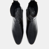 Le Monde Beryl - Allegra Chelsea / Coco Black Leather Croc Effect