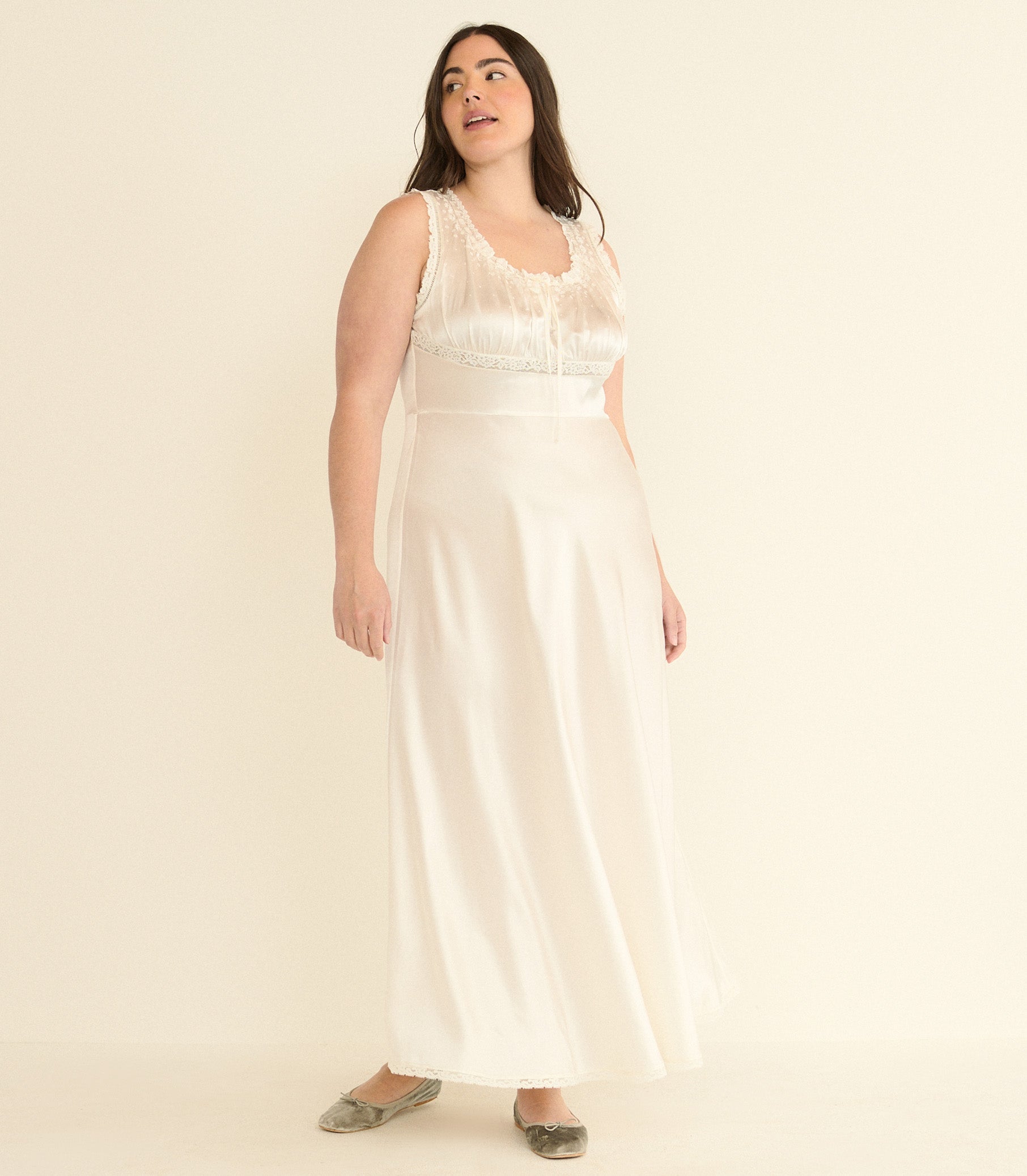 DOEN - ADALIE DRESS - - SALT